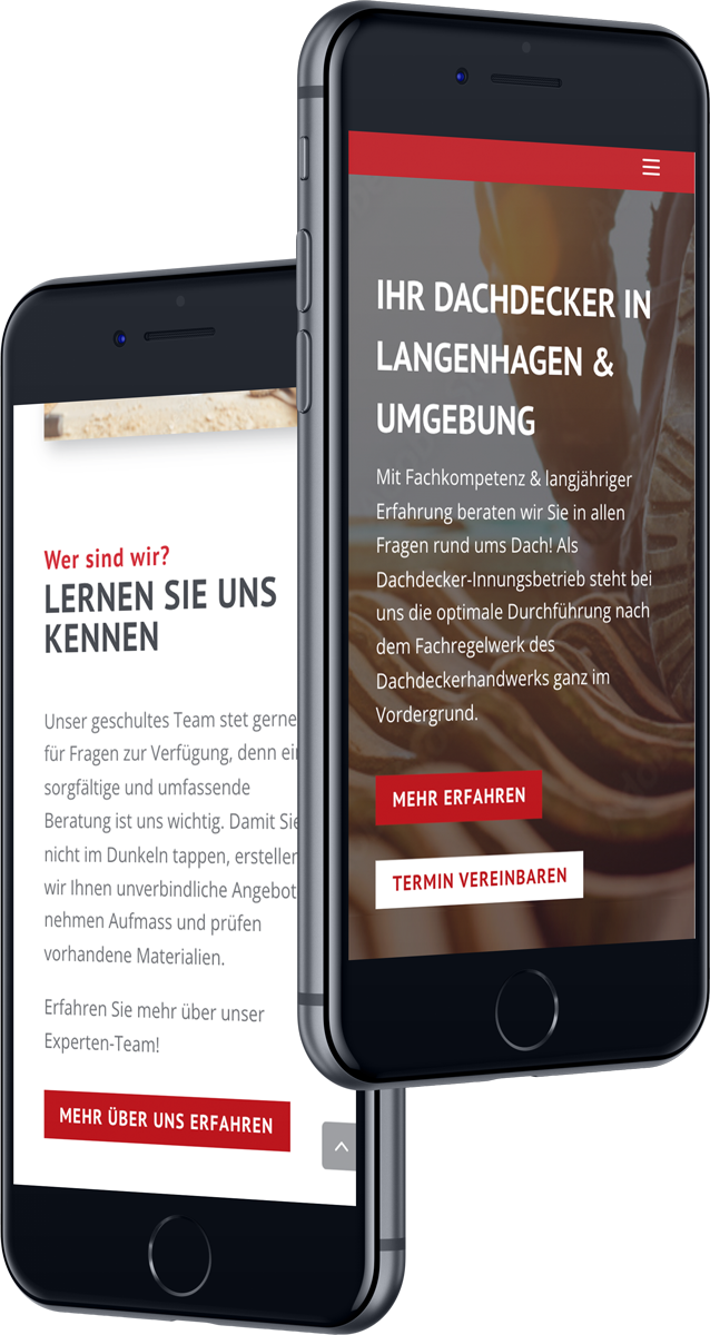 mobile Website für Handwerker